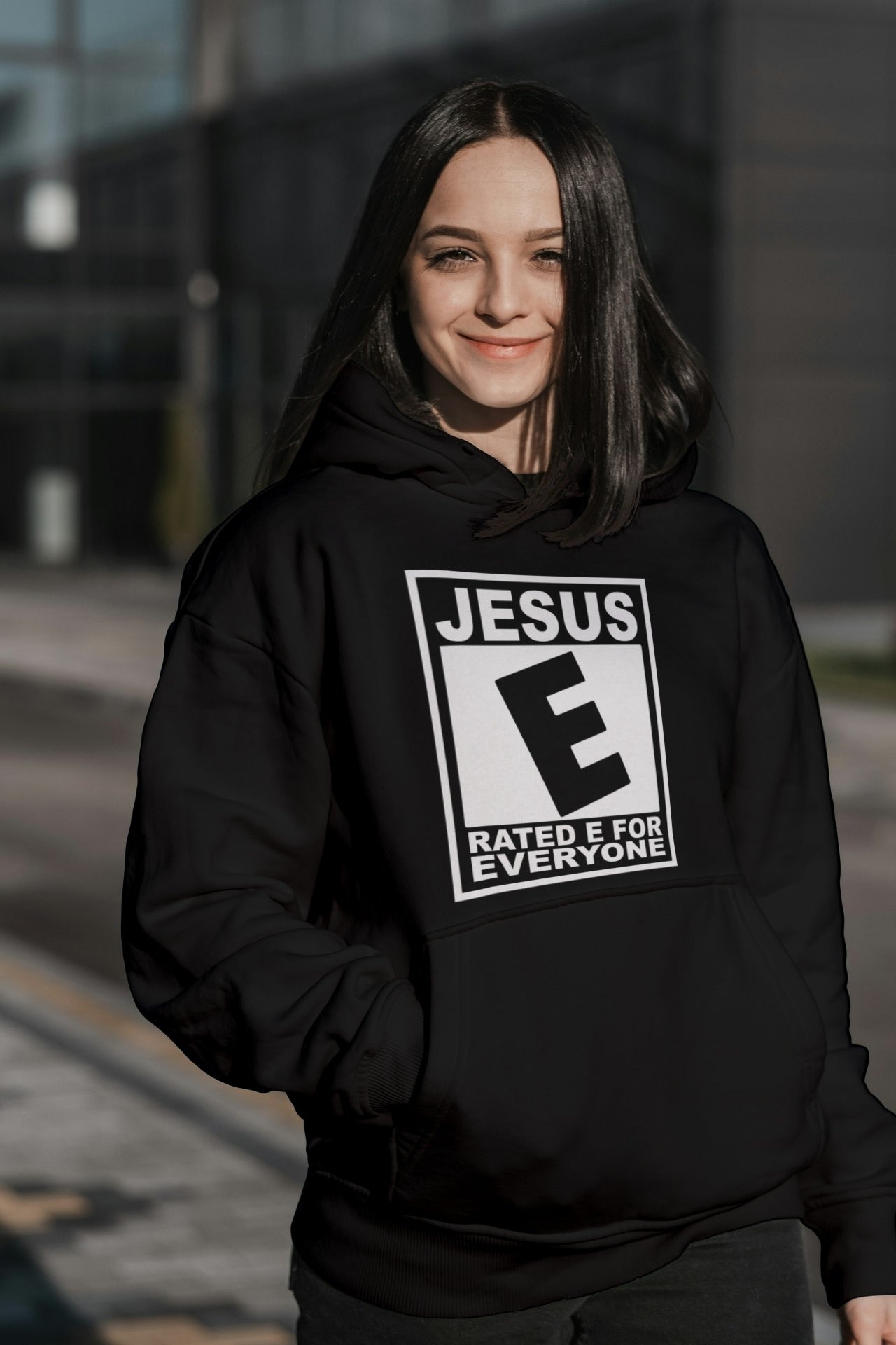 Jesus Rated E for Everyone Hoodie