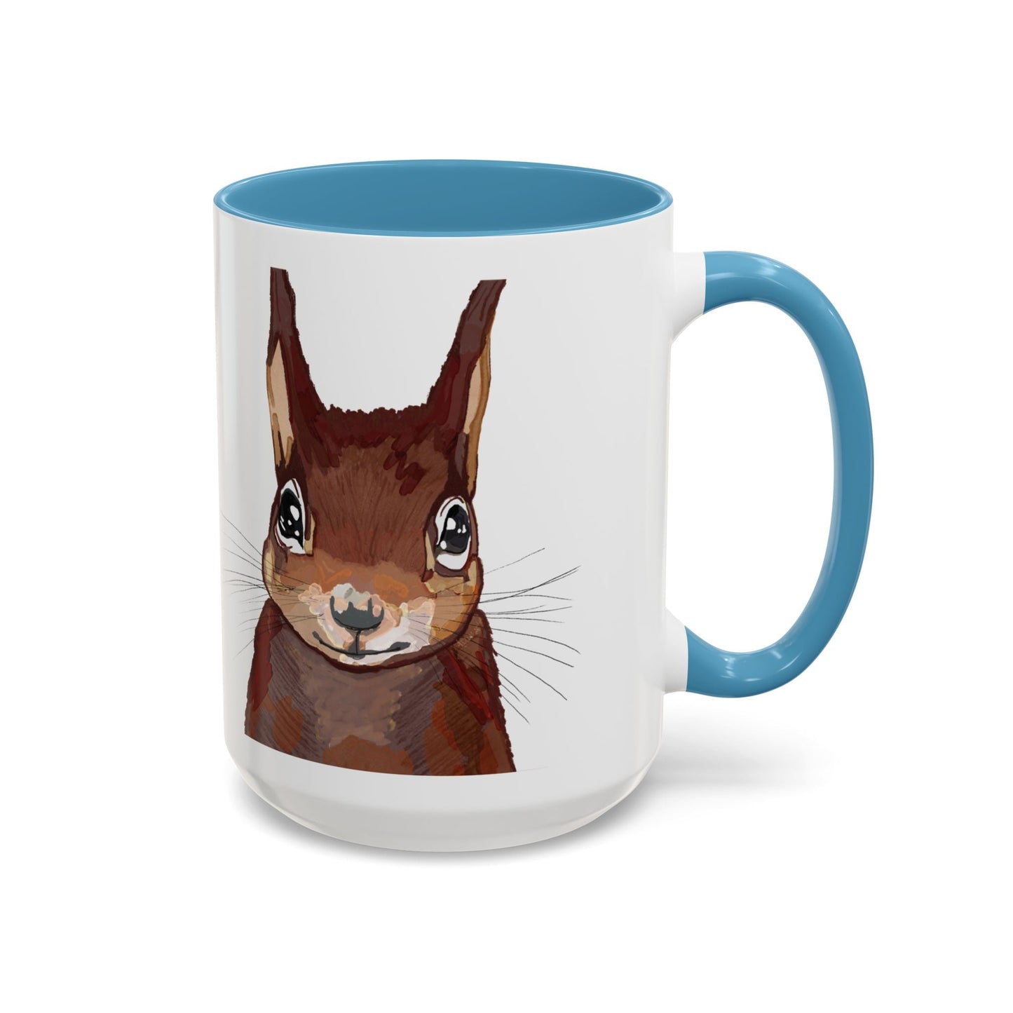 Squirrel Two Tone Coffee Mugs (11oz & 15oz)