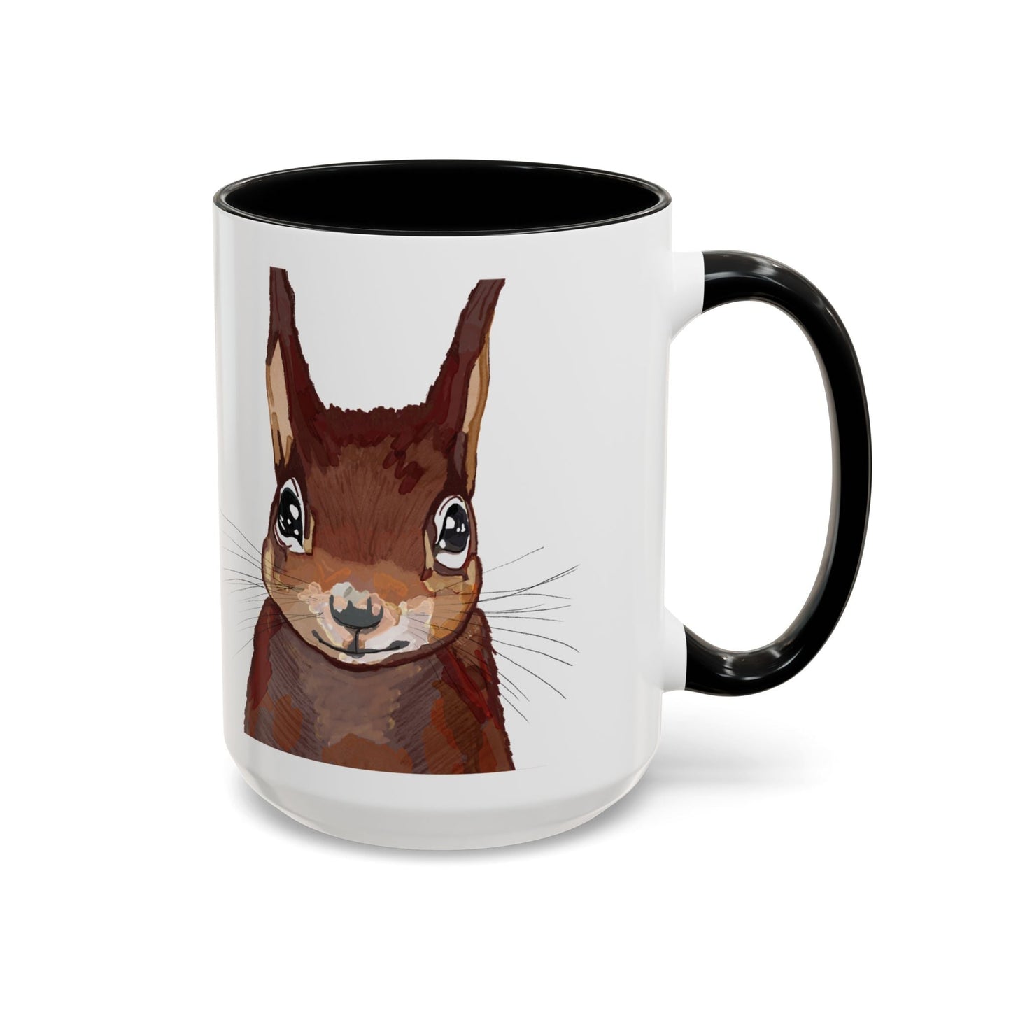 Squirrel Two Tone Coffee Mugs (11oz & 15oz)