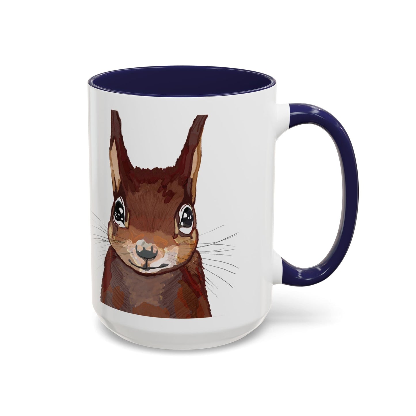 Squirrel Two Tone Coffee Mugs (11oz & 15oz)