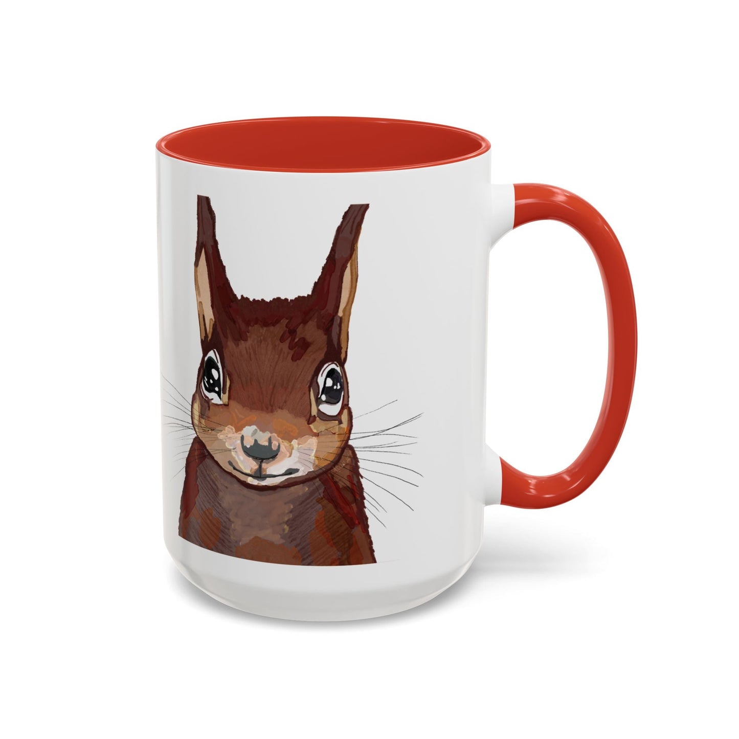 Squirrel Two Tone Coffee Mugs (11oz & 15oz)