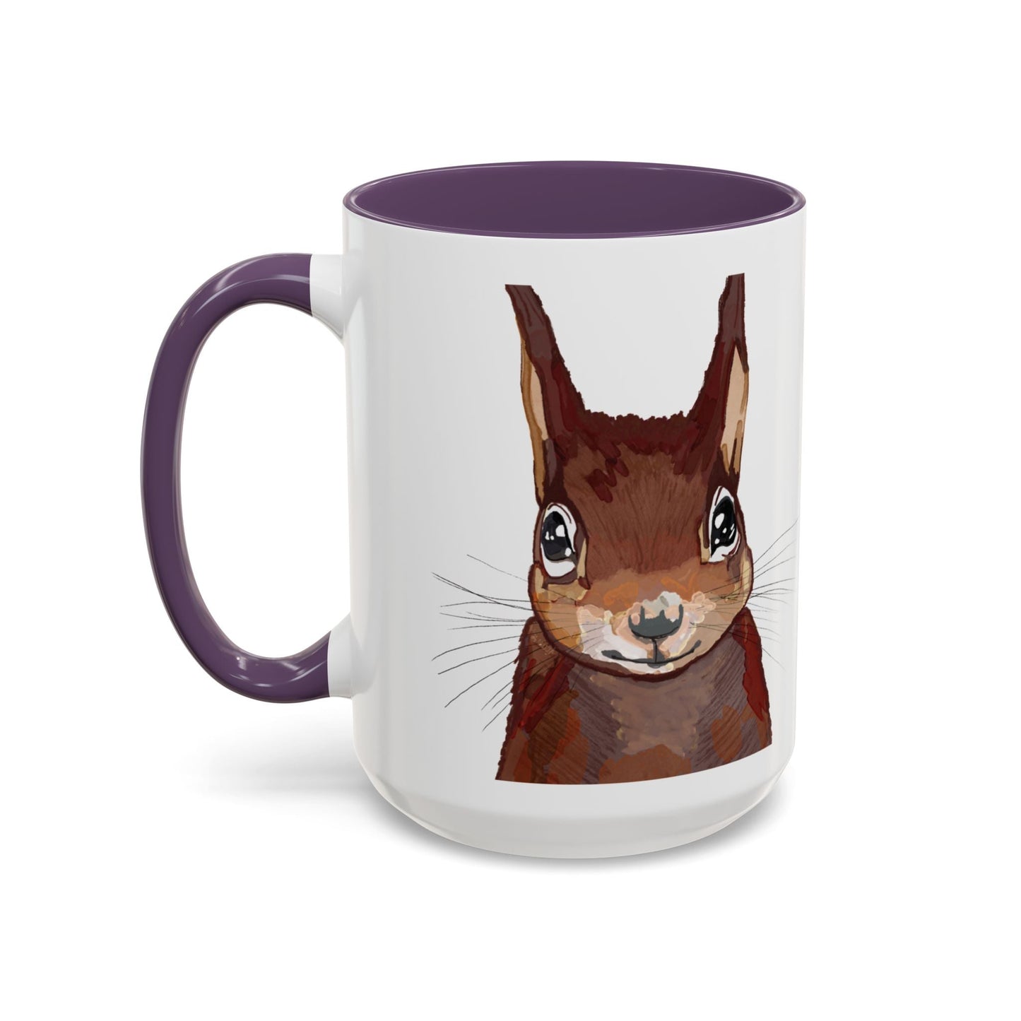 Squirrel Two Tone Coffee Mugs (11oz & 15oz)