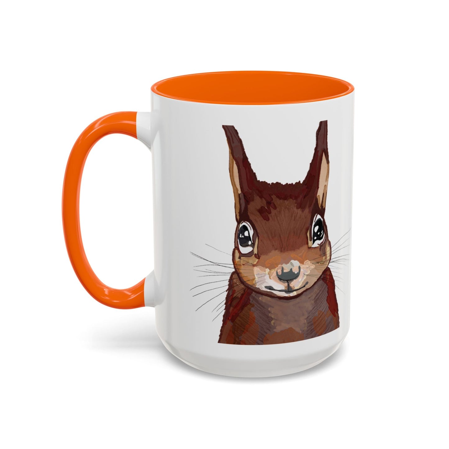 Squirrel Two Tone Coffee Mugs (11oz & 15oz)