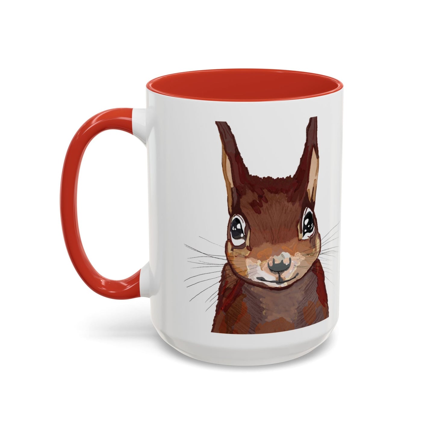 Squirrel Two Tone Coffee Mugs (11oz & 15oz)