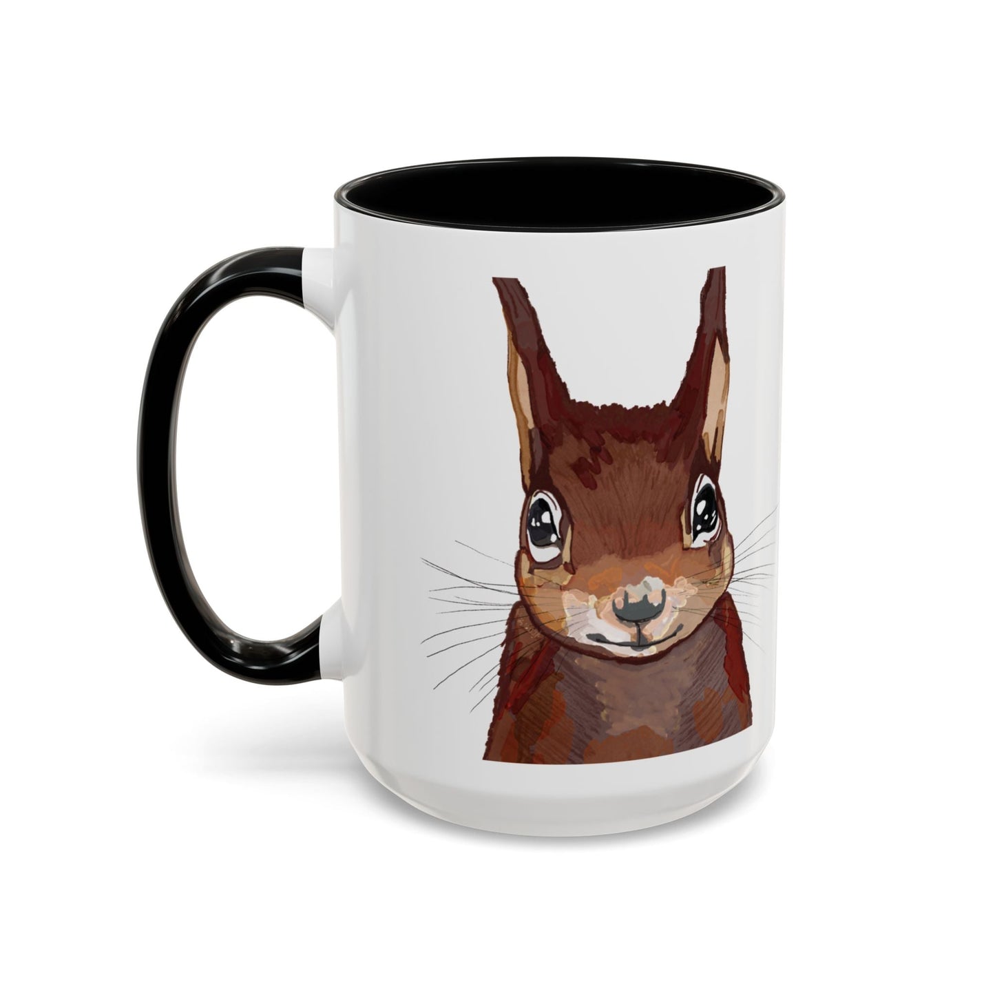 Squirrel Two Tone Coffee Mugs (11oz & 15oz)