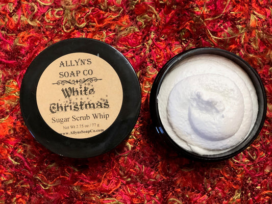 White Christmas Sugar Scrub Whip