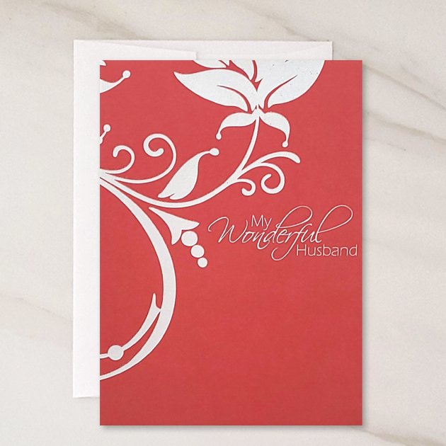 Wonderful Husband - Husband Valentines Day Greeting Card