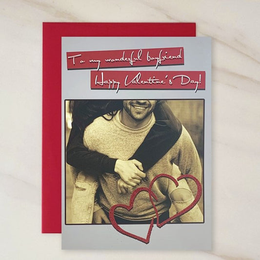 Wonderful Boyfriend - Valentines Day Greeting Card for Boyfriend