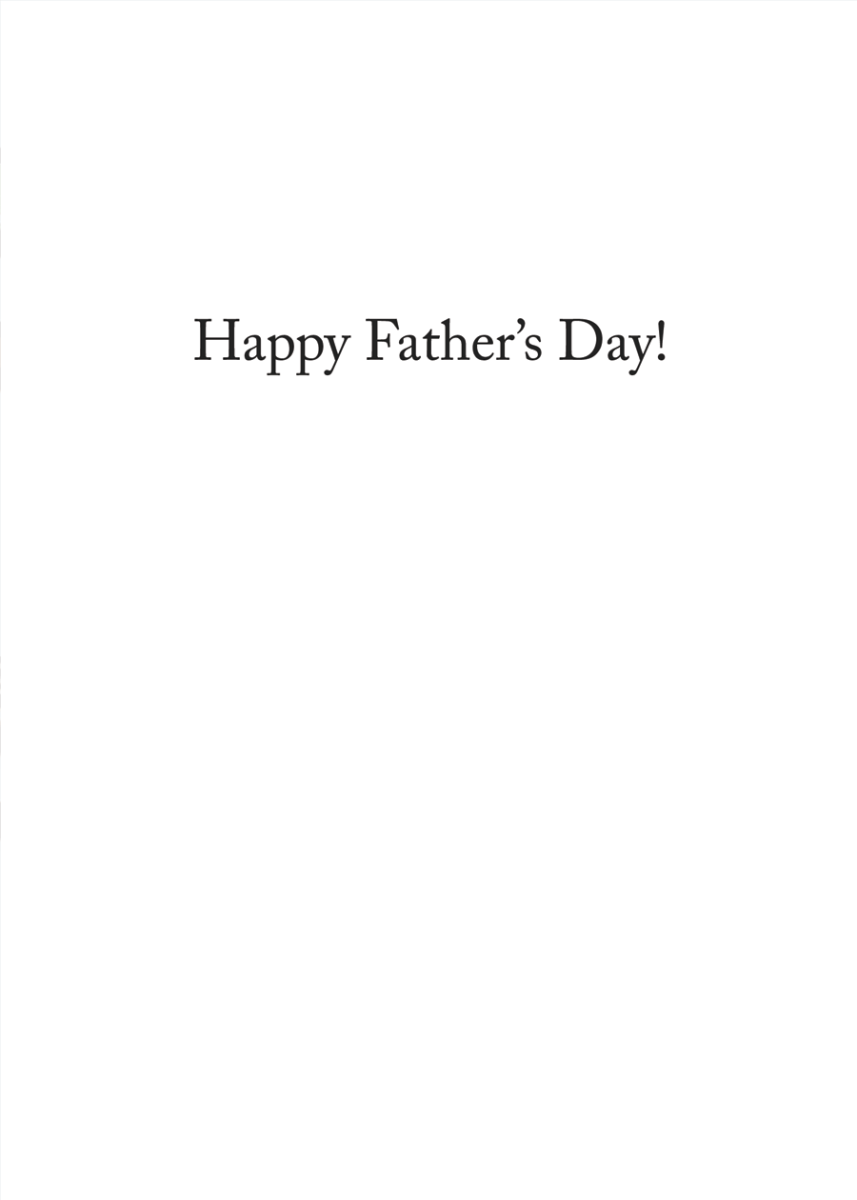 Dad's Song - Father's Day Greeting Card