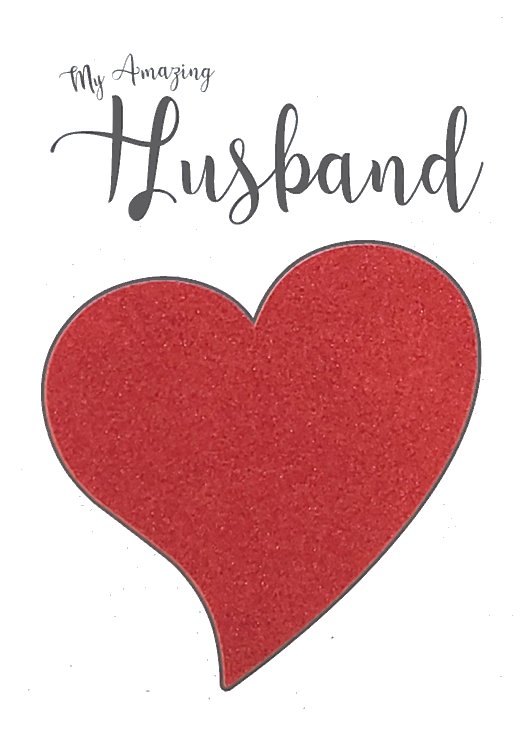 My Heart - Huband Valentines Day Greeting Card