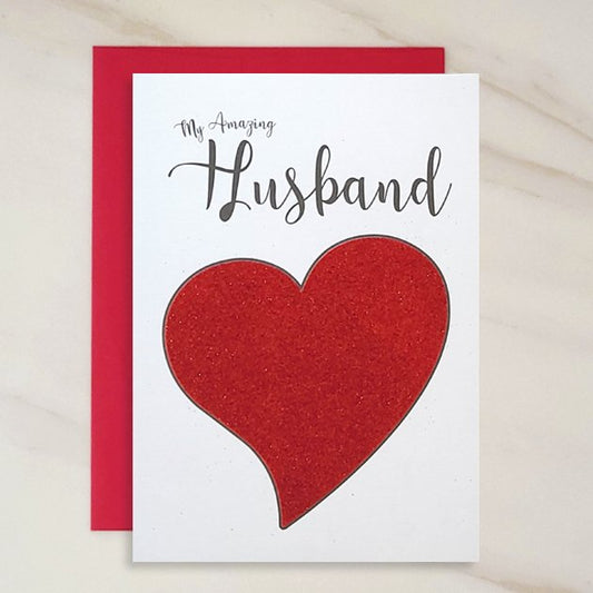 My Heart - Huband Valentines Day Greeting Card