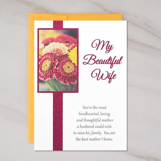 Best Mom I Know - Wife Mother's Day Greeting Card