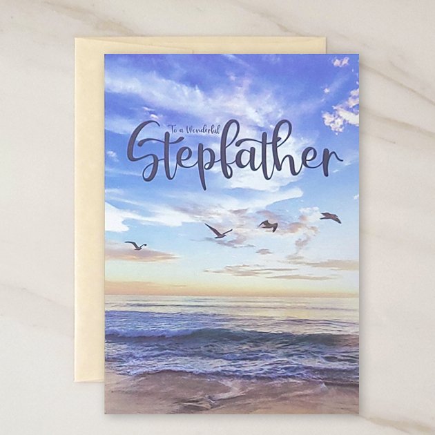 Wonderful Stepfather - Stepfather Father's Day Greeting Card