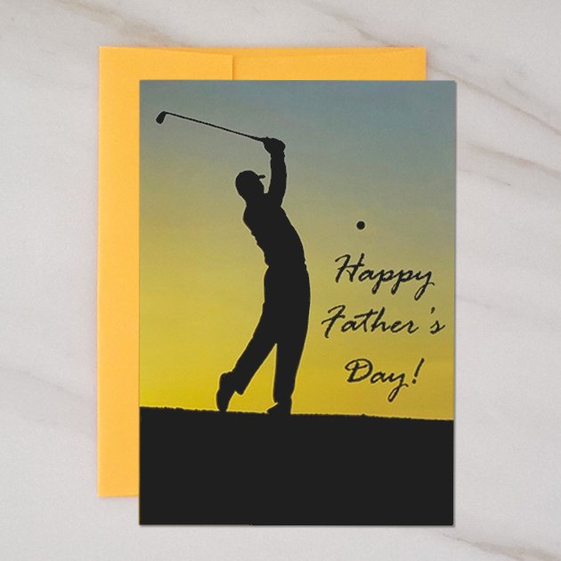 Golf Father's Day - Father's Day Greeting Card