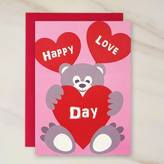 Happy Love Day - Valentine's Day Greeting Card