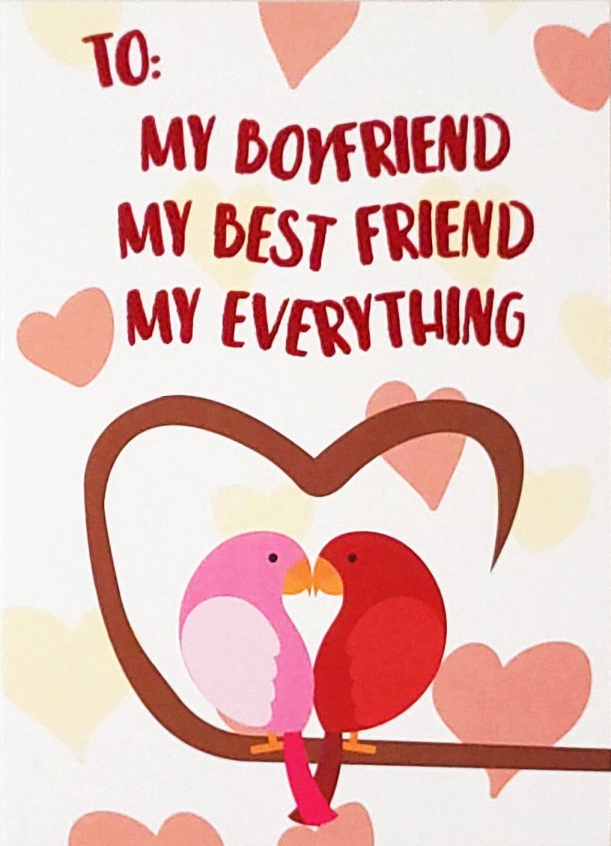 Best Love - Boyfriend Valentines Day Greeting Card