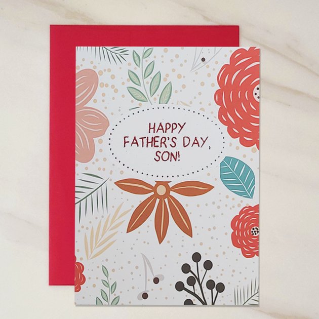 Happy Father's Day, Son! - Son Father's Day Greeting Card