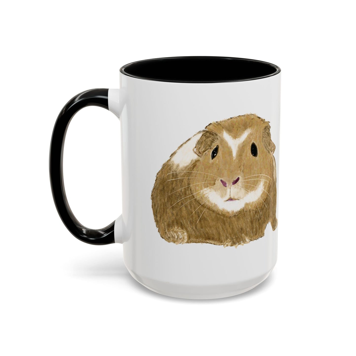 “Wishbone” Guinea Pig Two Tone Coffee Mugs (11oz & 15oz)