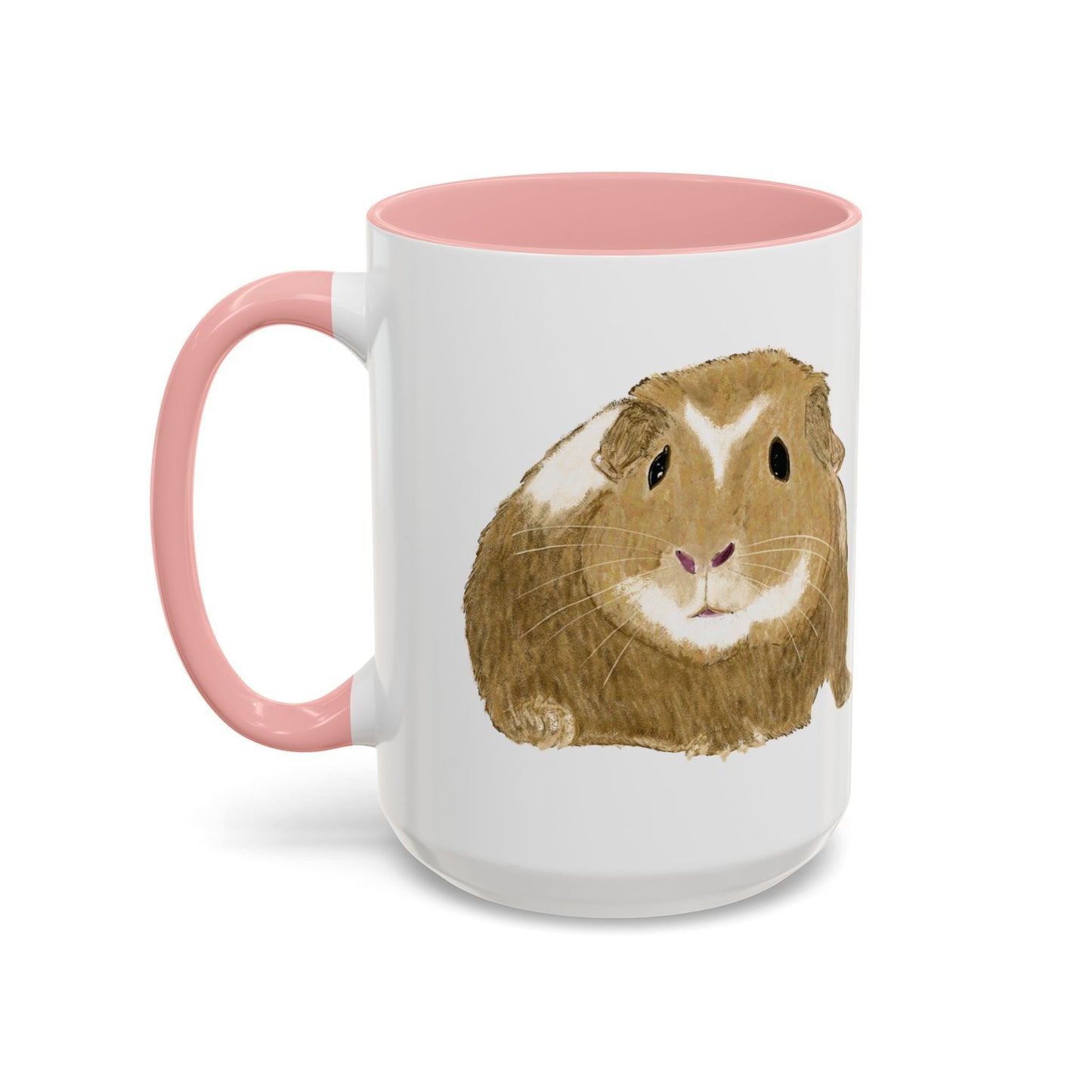 “Wishbone” Guinea Pig Two Tone Coffee Mugs (11oz & 15oz)