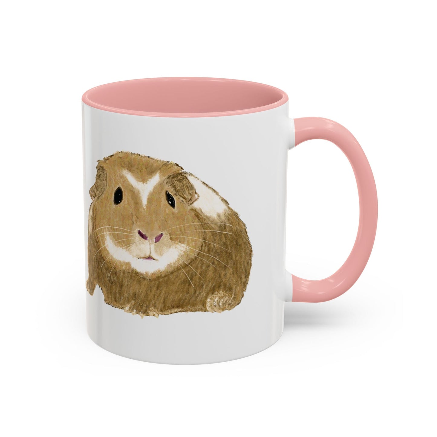 “Wishbone” Guinea Pig Two Tone Coffee Mugs (11oz & 15oz)