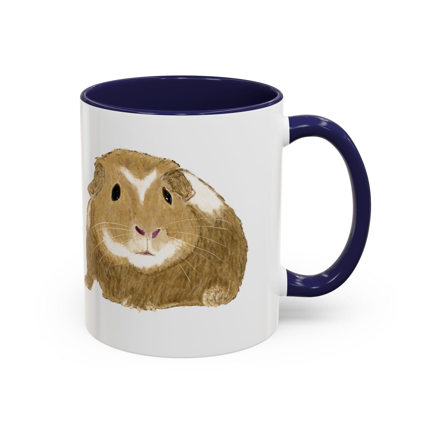 “Wishbone” Guinea Pig Two Tone Coffee Mugs (11oz & 15oz)