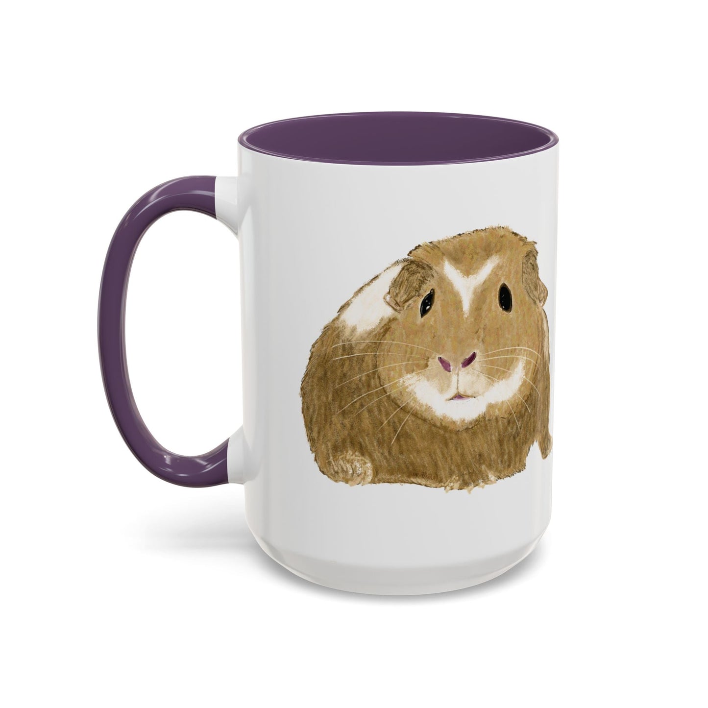 “Wishbone” Guinea Pig Two Tone Coffee Mugs (11oz & 15oz)