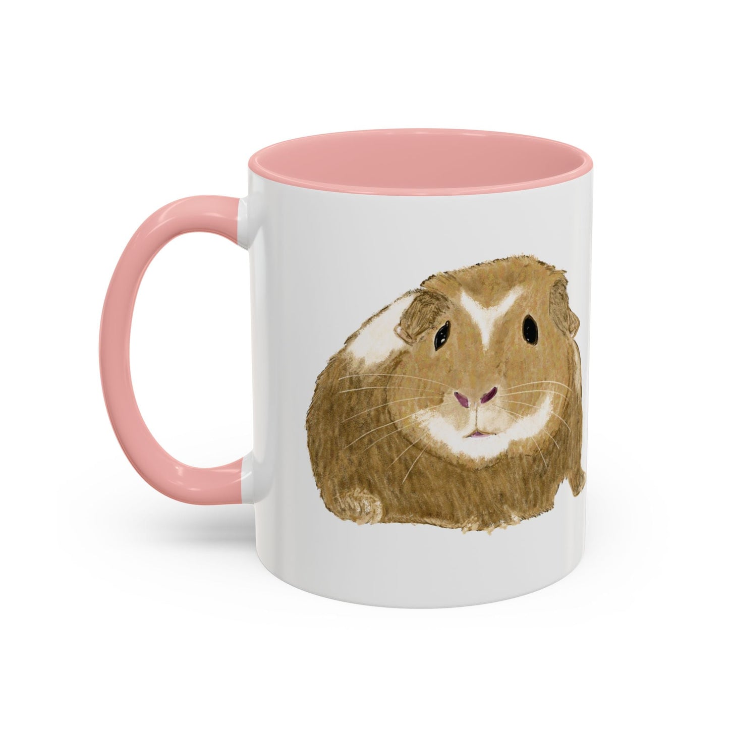 “Wishbone” Guinea Pig Two Tone Coffee Mugs (11oz & 15oz)