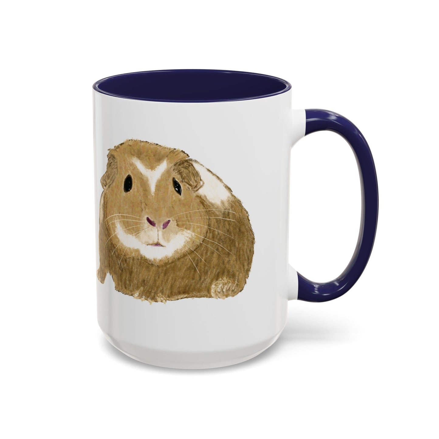 “Wishbone” Guinea Pig Two Tone Coffee Mugs (11oz & 15oz)