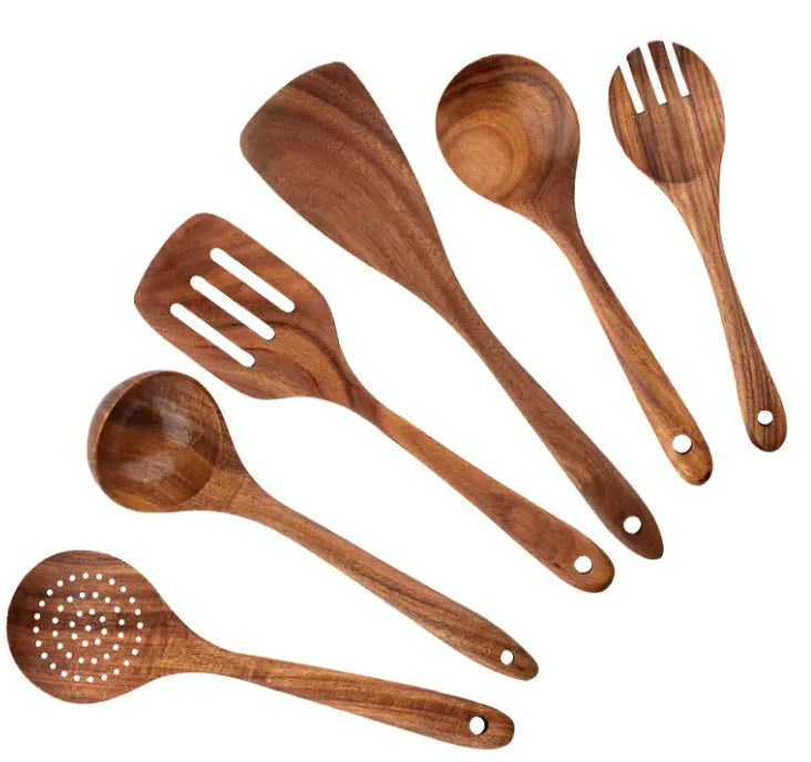 Wooden Kitchen Utensil Set