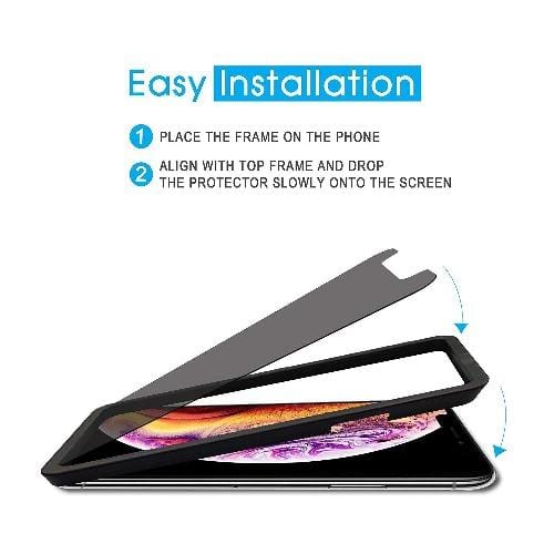 ZeroDamage Privacy Glass Screen Protector - iPhone 11 and iPhone XR