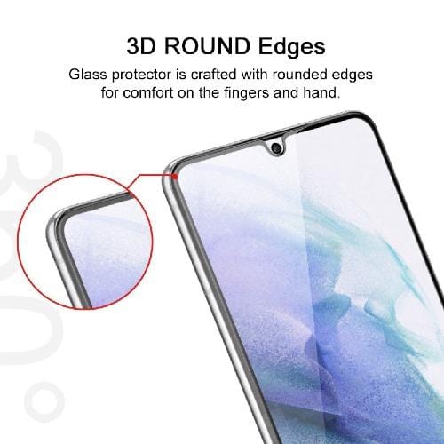 ZeroDamage Clear Tempered Glass Screen Protector (2-Pack) - Samsung Galaxy S21+ Plus 5G (2021)