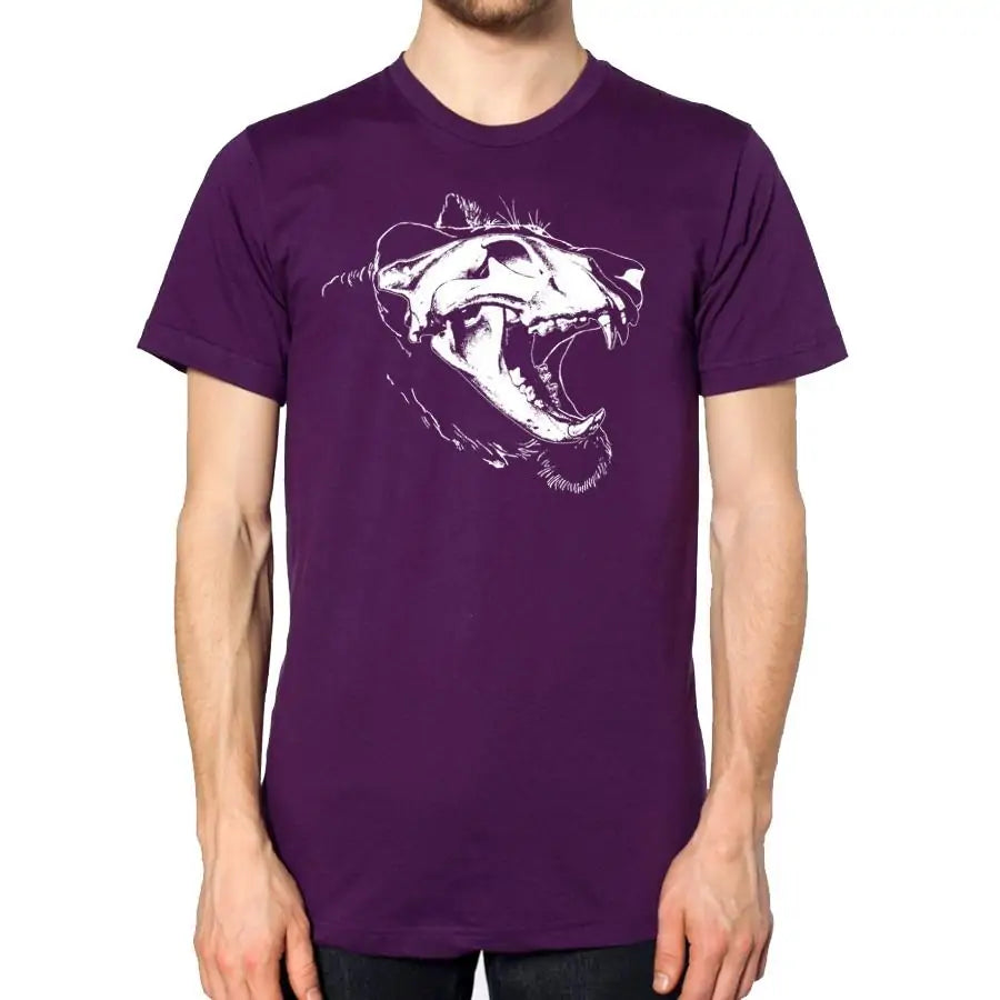 Men's Print Shirt - Lion skull